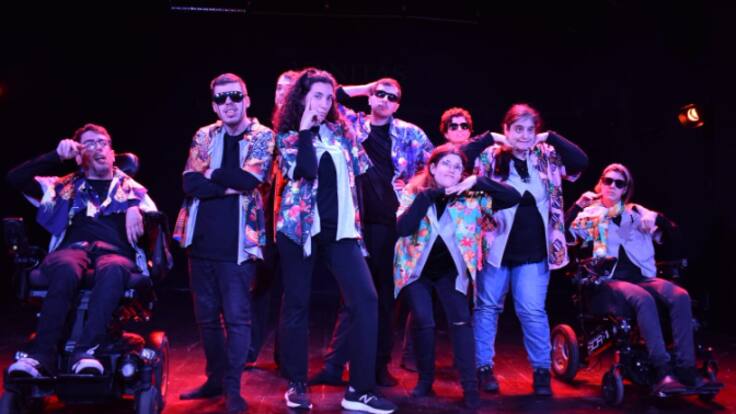 A Vivir CV se cuela en el taller de "Entrelazados", la compañía de danza teatro inclusivo residente de la sala La Màquina