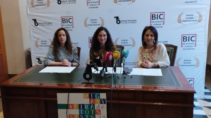 Eugenia Miguel, regidora de Fira, explica les activitats del Mig Any