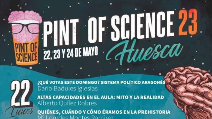 Gabriel Lozano, organizador Pint of science Huesca