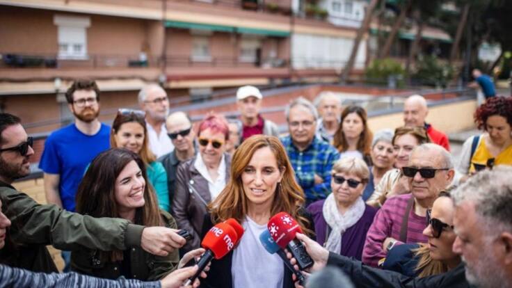 Mónica García, candidata de Más Madrid a la presidencia de la Comunidad de Madrid, propone regular el alquiler de locales comerciales.