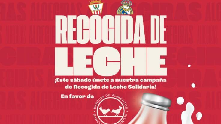 El Banco de Alimentos busca el apoyo de la afición del Algeciras C.F.