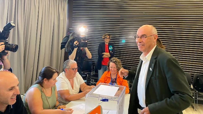 Francisco Jorquera, candidato del BNG de A Coruña, valora la jornada electoral