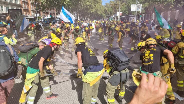 Aranda de Duero, elegida por los bomberos forestales para realizar sus reivindicaciones