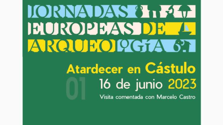 José Ayala, delegado territorial de Cultura, Turismo y Deportes. Jornadas Europeas de Arqueología en Cástulo