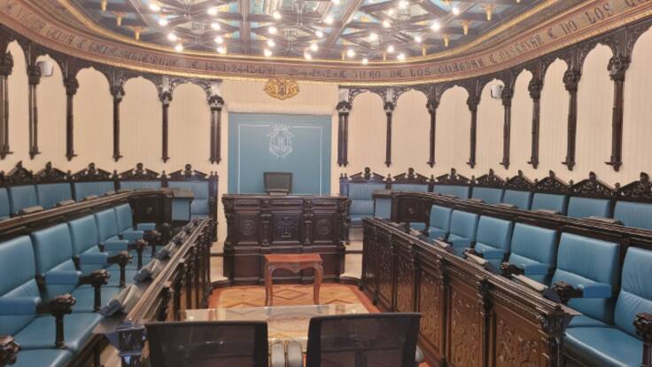 Pleno de investidura, Maider Etxebarria será elegida como la nueva alcaldesa de Vitoria.