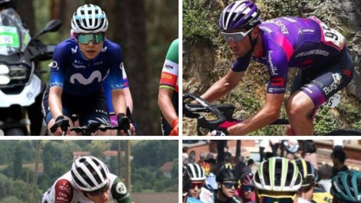 Los ciclistas arandinos Eder Izcara y Álvaro López repasan en El Banquillo su selección para disputar el Campeonato de España Sub-23