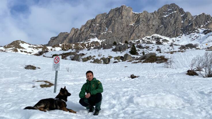 Iván especialista en perros guías