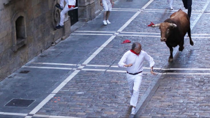Vicente Ruiz, un algecireño en San Fermín