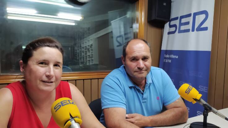 José Vicente Penadés y Virtu Penadés en Radio Villena SER