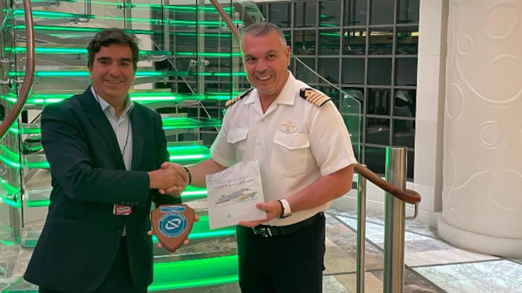 Martin Fernandez Prado desde el barco Norwegian Getaway