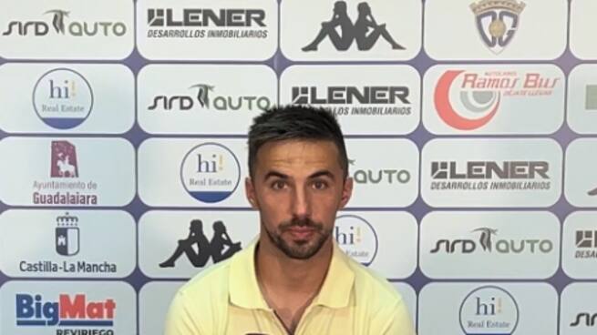 Sergio Marcos: Rueda de prensa de presentación del jugador del CD Guadalajara