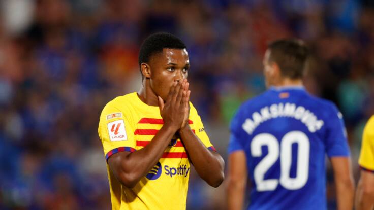 "Ansu Fati tiene realmente complicado seguir en el Barça"