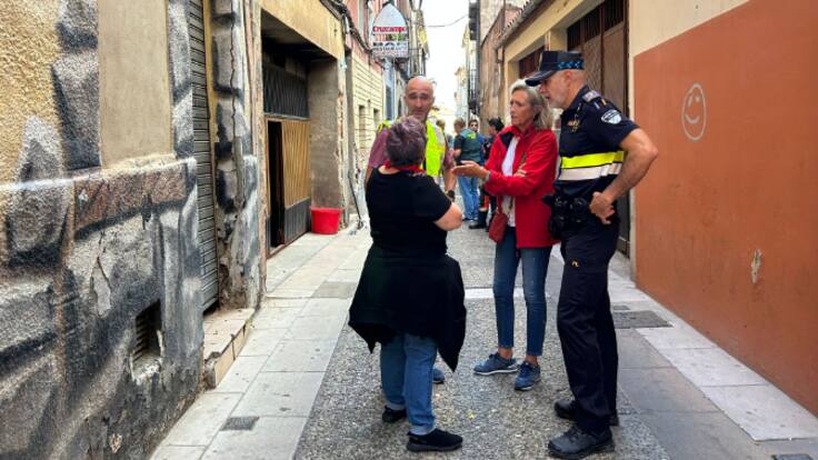 La alcaldesa de Calahorra se refiere al derrumbe de una vivienda que ha acabado con la vida de una mujer (28/08/2023)