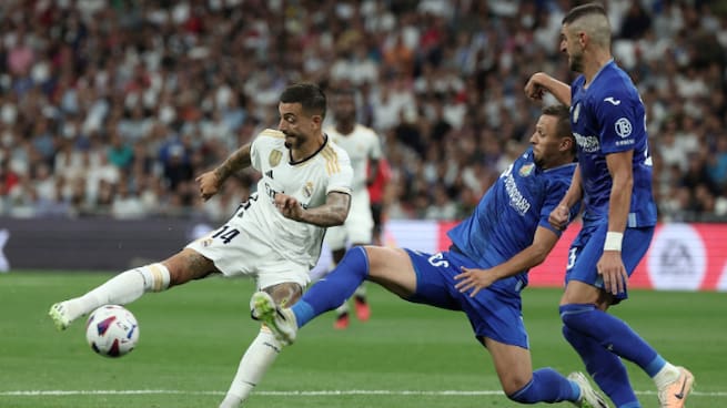 Gol de Joselu. Real Madrid 1- Getafe 1