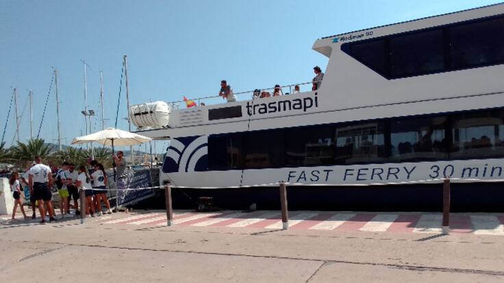 El transporte marítimo entre las Pitiusas 'pincha' en julio y agosto