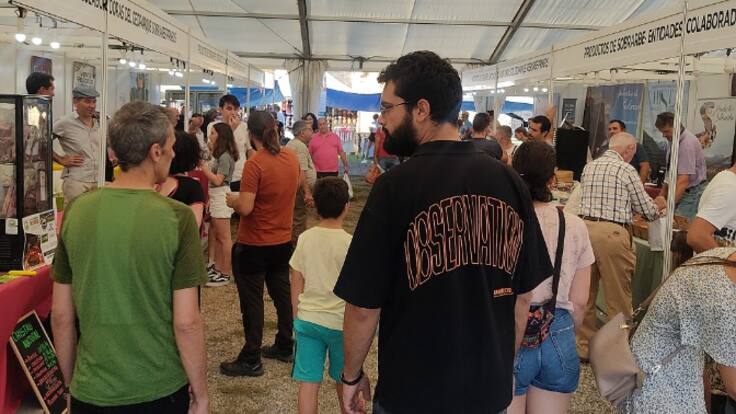 Enrique Pueyo, alcalde de Aínsa, Expoferia de Sobrarbe