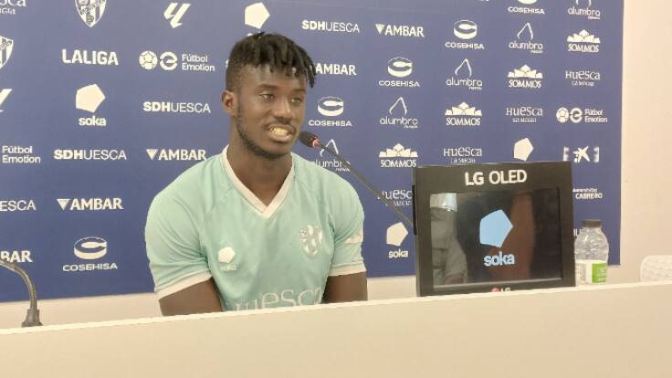 Samuel Obeng analiza el comienzo de temporada de la SD Huesca