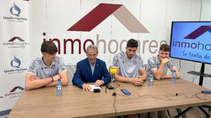 Preguntas de Radio Cartagena en la presentación de Xabi Beraza, Asier González y Josep Fermí en su presentación - 21/09/2023