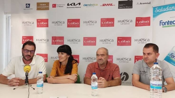 Presentación del partido del Lobe Huesca la Magia a beneficio de Alcer