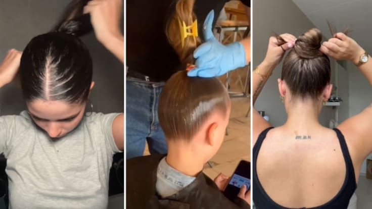 "Puede derivar en una alopecia por tracción": el riesgo de engancharse al peinado 'clean look' que arrasa en TikTok