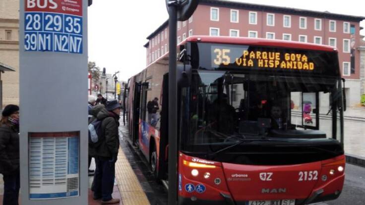 HXH nuevos cuadros de marcha de 11 líneas de bus de Zaragoza (18/01/2024)