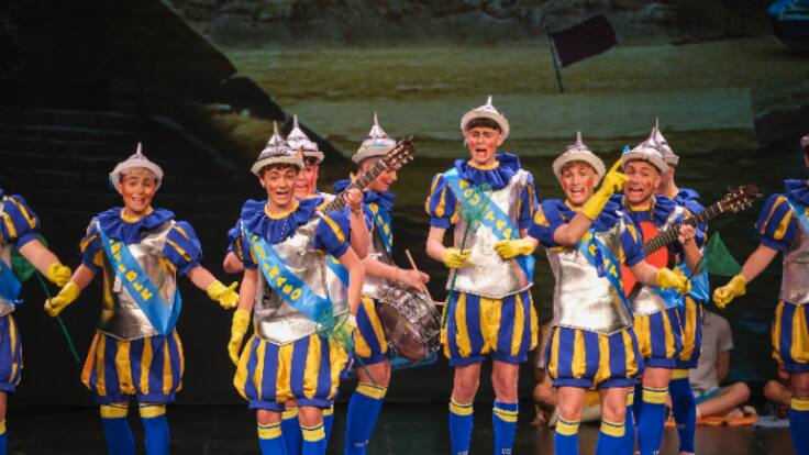 Chirigota juvenil Los últimos supervivientes de la invasión extranjera Semifinal COAC 2024