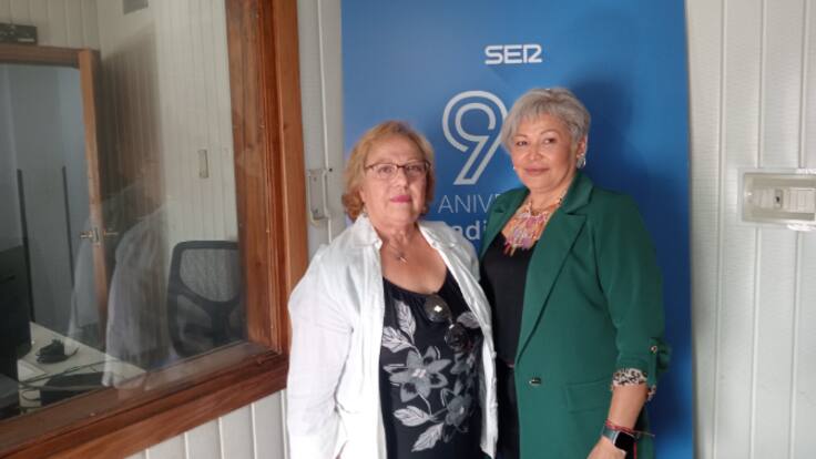 Ana Fiñana y Nadine Méndez, directora y vicepresidenta de la Asociación de Mujeres Migrantes ANANDA de Linares