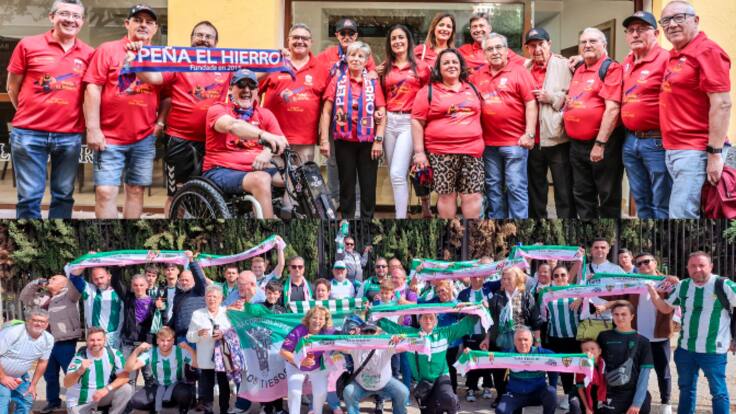 Hermanmiento de las peñas Los Tiesos del Córdoba y El Hierro del Eldense