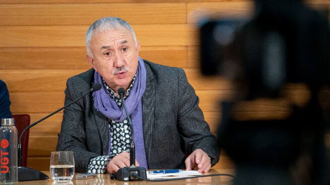 Pepe Álvarez (UGT) advierte a la patronal del ultimátum sobre la reducción de la jornada laboral