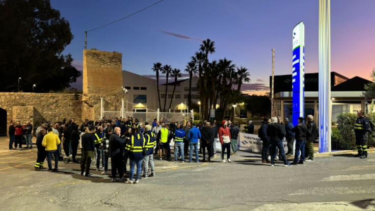 Conexión en directo a las puertas del astillero de Cartagena, 21/11/2024