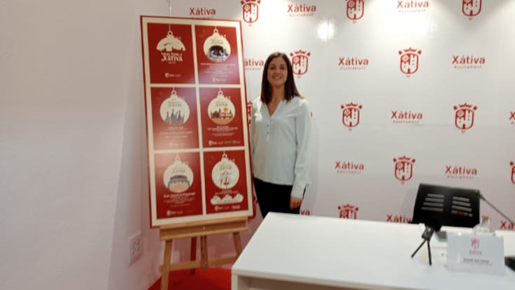 Rueda de prensa de María Beltrán de presentación de la campaña de Navidad