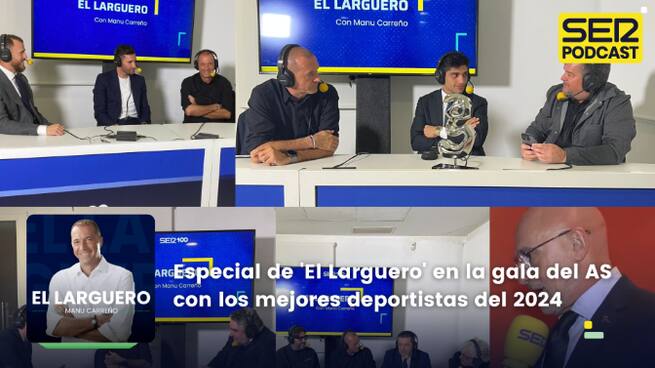 Especial de 'El Larguero' en la gala del diario AS con los mejores deportistas del 2024