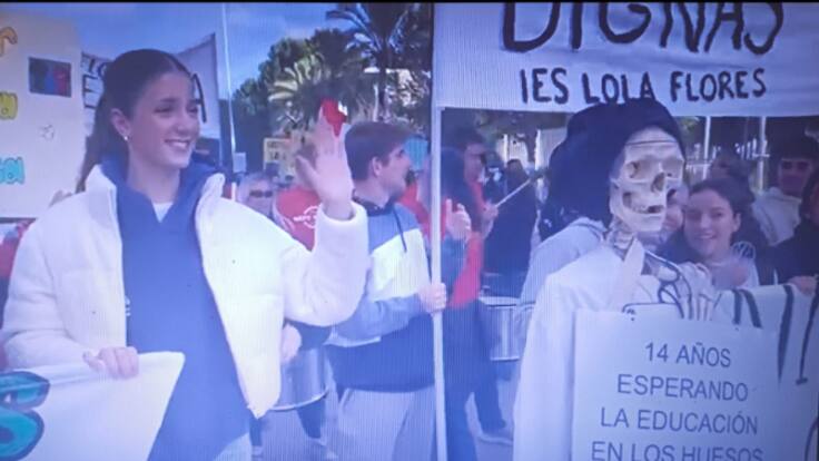 Declaraciones de Inés Hernández, presidenta de la Asociación de Padres y Madres de alumnos del IES Lola Flores