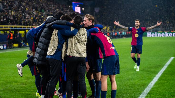 Les notes de la victòria del Barça al camp del Borussia Dortmund (2-3)