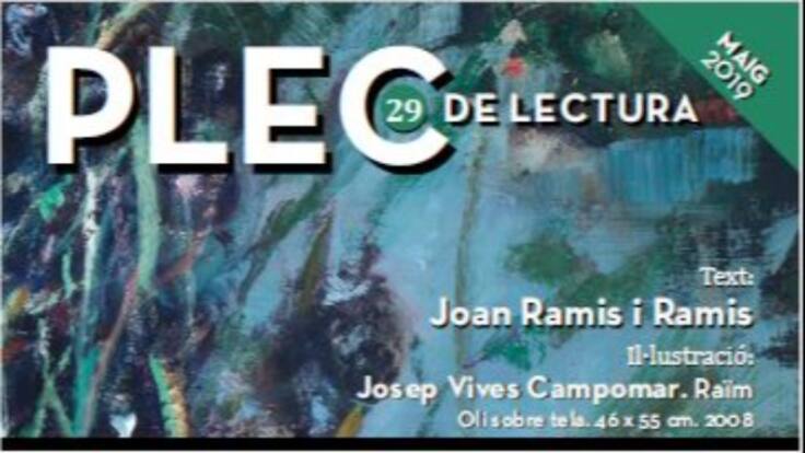 Plec de lectura 29. Joan Ramis i Ramis