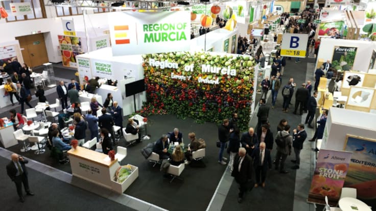 La feria Fruit Logística cierra con más de 1.000 contactos comerciales con clientes de exportadores de la Región de Murcia