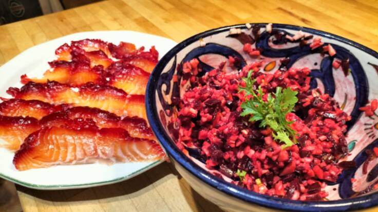 La Buena Mesa: Marinando salmón con remolacha y ginebra (19/02/2024)