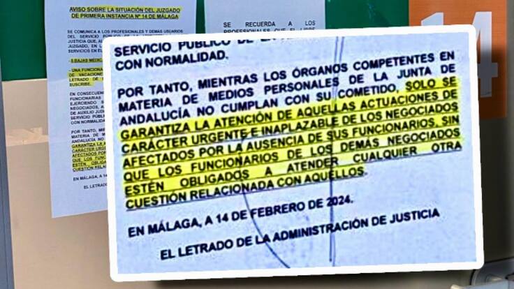 "Este juzgado soporta una fuerte carga de trabajo desde hace años" Manuel Postigo CSIF