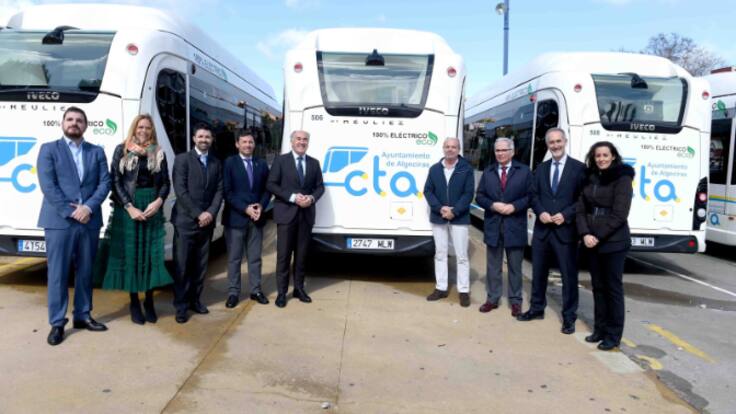 Algeciras suma diez autobuses eléctricos a su flota