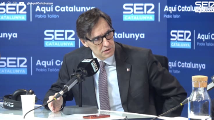 Salvador Illa, cap de l'oposició, a l'Aquí Catalunya