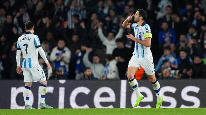 El histórico gol de Mikel Merino contra el PSG en la Champions.