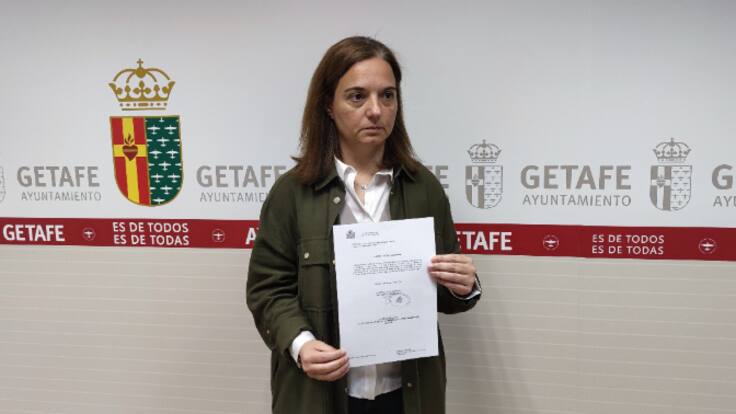 Sara Hernández, alcaldesa de Getafe, anuncia que la Fiscalía ha archivado el 'Caso terrazas'.