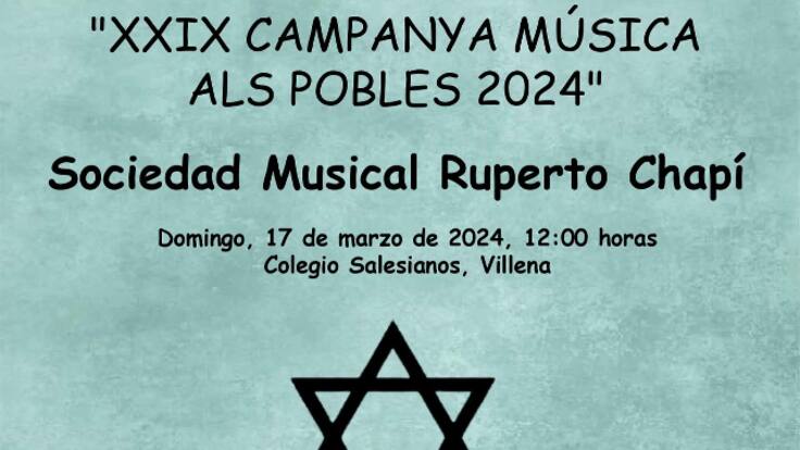 Juan Pedro Bernabé, director de la Sociedad Musical Ruperto Chapí