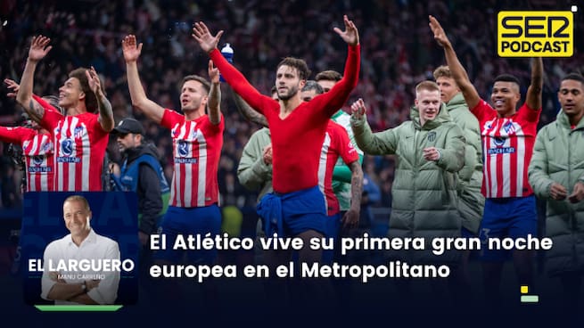 El Atlético de Madrid vive su primera gran noche europea en el Metropolitano