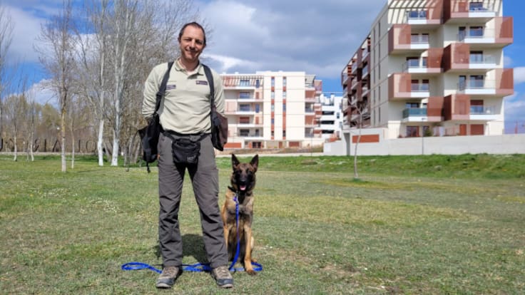Ekhi, la perra ecodetectora