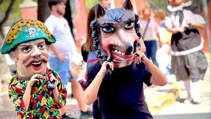 Los Gigantes y Cabezudos de Elda participarán este sábado en el Mercado Medieval de Elda. J. Pinteño habla de novedades.