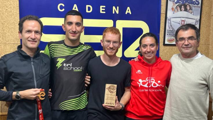 Daniel Guerra, Rodrigo García y María Guerra en SER Runner Cuenca