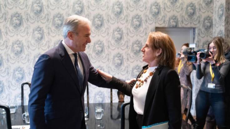 El no al trasvase o el Plan Pirineos: Azcón y Ribera, reunión en Madrid(01/04/2024)