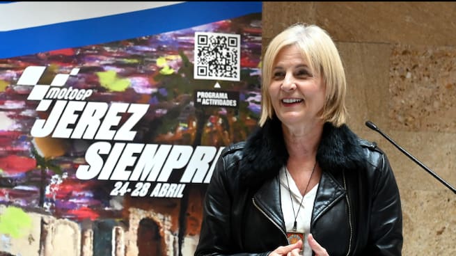 Declaraciones de la alcaldesa de Jerez, María José García Pelayo, sobre las actividades durante el GP