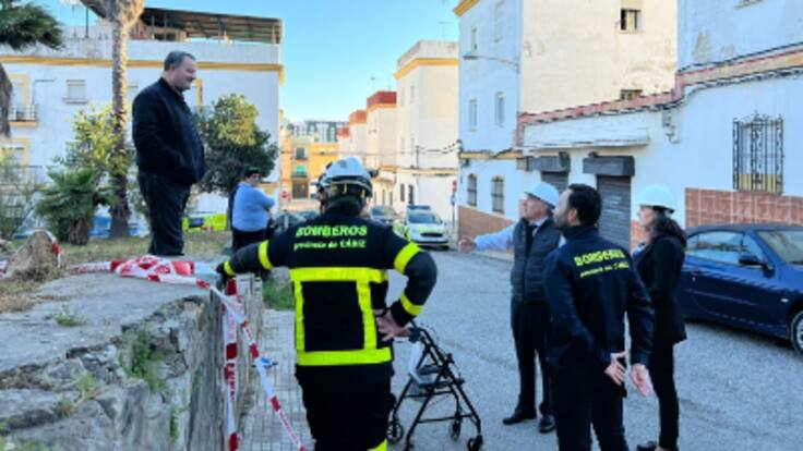Derrumbe de la cubierta de un edificio en La Piñera